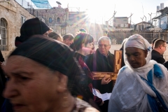 The Jerusalem congregations walk the Way of the Cross.
